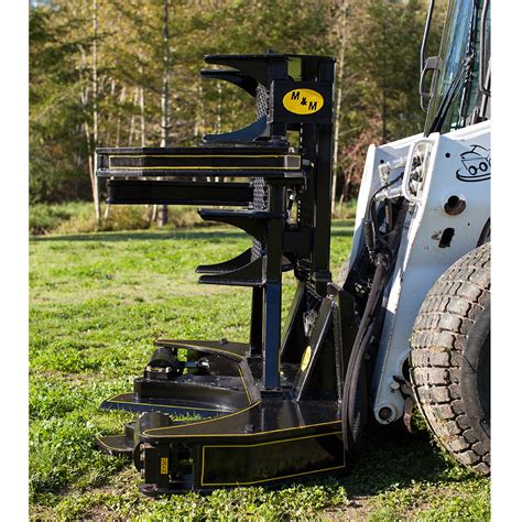 m&m hydra clip tree shear attachment for skid steer loaders|m meaning in english.